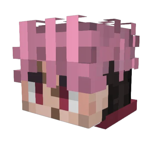 EspaKen Minecraft avatar head, 3D render