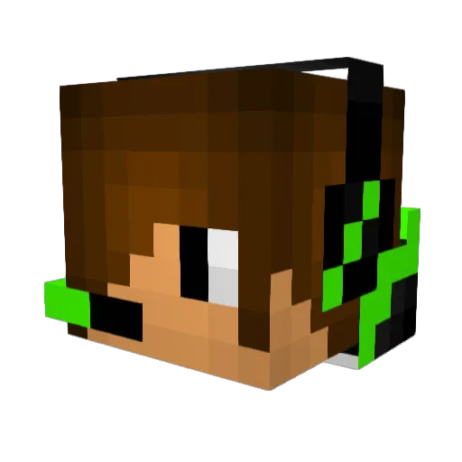 Espartaco2005 Minecraft avatar head, 3D render