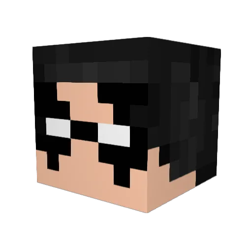 Espartan125 Minecraft avatar head, 3D render