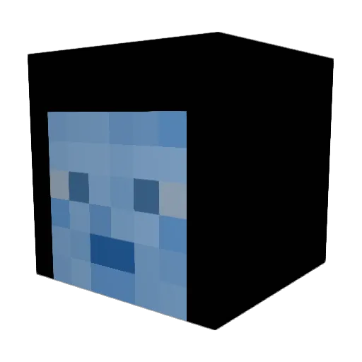 Espartero_ Minecraft avatar head, 3D render