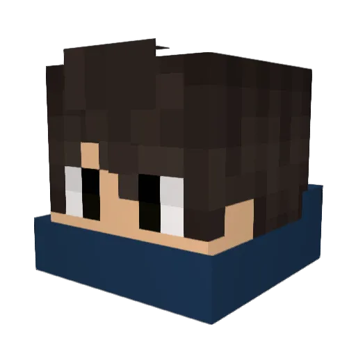 Espeks Minecraft avatar head, 3D render