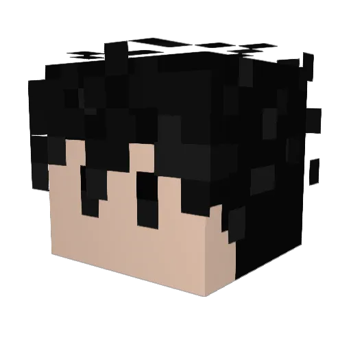 Esper_26 Minecraft avatar head, 3D render
