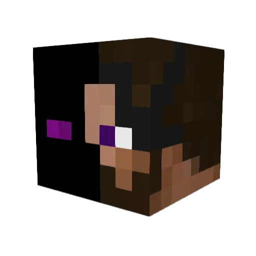 Esperwing Minecraft avatar head, 3D render