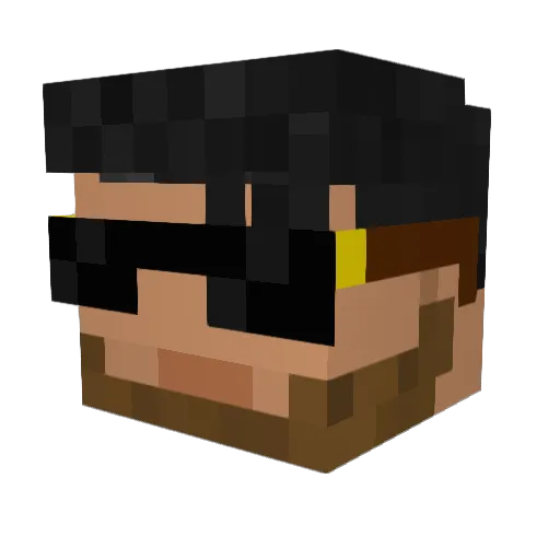 EspionWryth Minecraft avatar head, 3D render