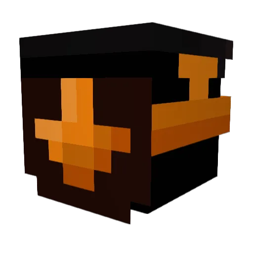 Esppee Minecraft avatar head, 3D render