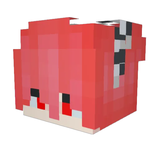 Espul Minecraft avatar head, 3D render