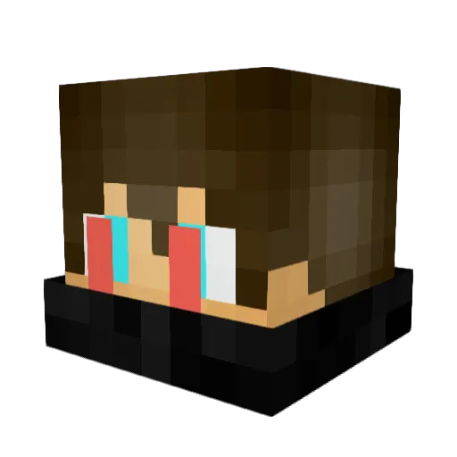 EspyBly12 Minecraft avatar head, 3D render
