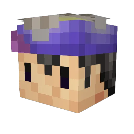 Espyo Minecraft avatar head, 3D render