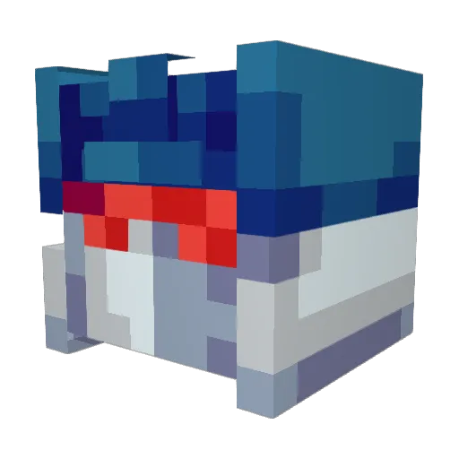 EssMsv Minecraft avatar head, 3D render