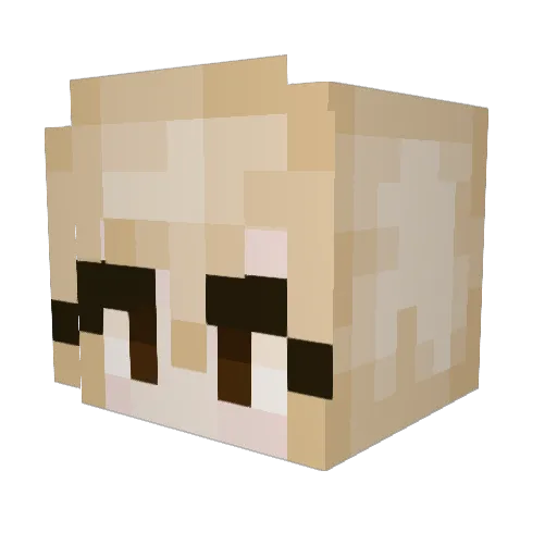 Essa_Rose Minecraft avatar head, 3D render