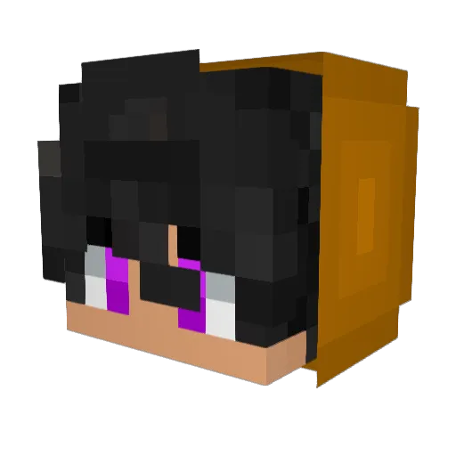 Esse15 Minecraft avatar head, 3D render