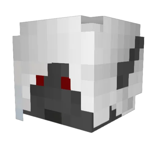 EsseTRa Minecraft avatar head, 3D render