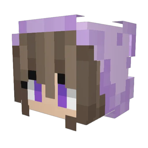 Essence0215 Minecraft avatar head, 3D render