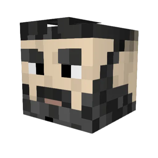 EssenceS3 Minecraft avatar head, 3D render