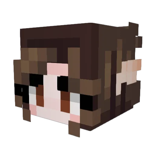 Essenory Minecraft avatar head, 3D render