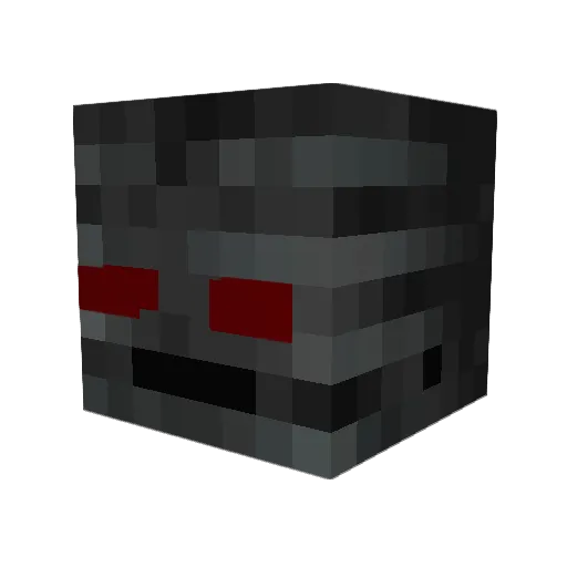 EssentialDemon Minecraft avatar head, 3D render