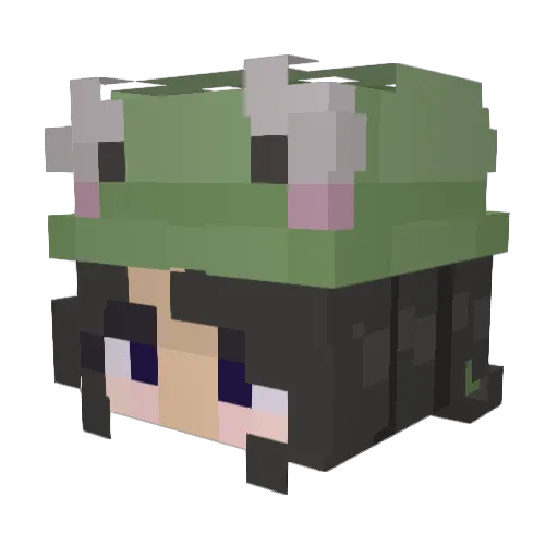 EssentiallyElah Minecraft avatar head, 3D render