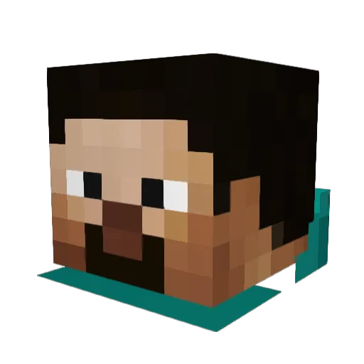 Esser915 Minecraft avatar head, 3D render