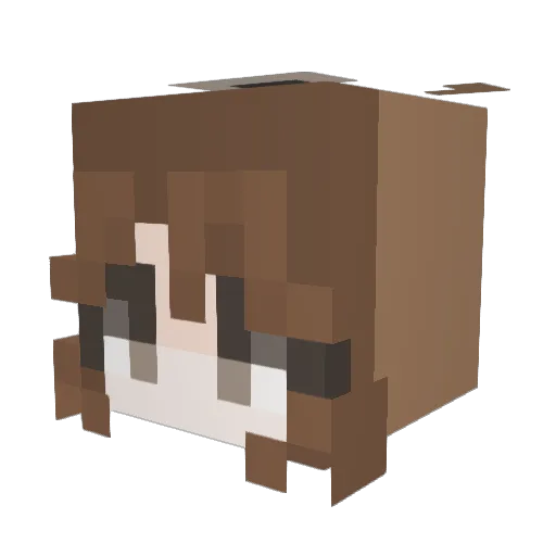 EsseyGoose Minecraft avatar head, 3D render