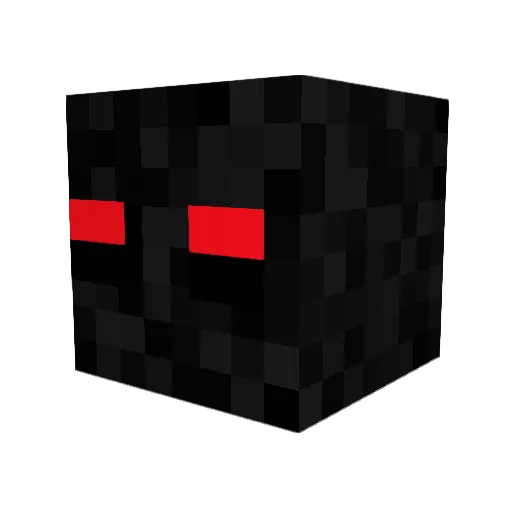 Essima Minecraft avatar head, 3D render