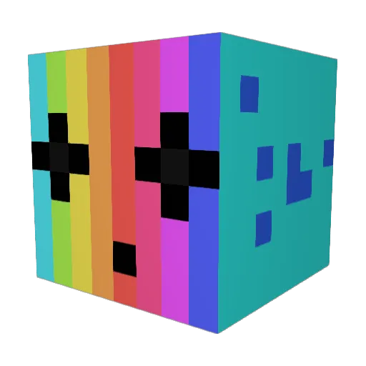 Essuph Minecraft avatar head, 3D render