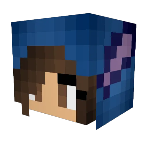 EstIsAwesome Minecraft avatar head, 3D render