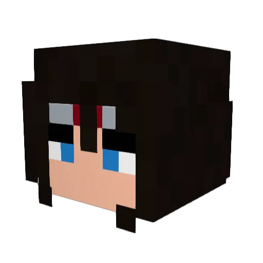 Estalon Minecraft avatar head, 3D render