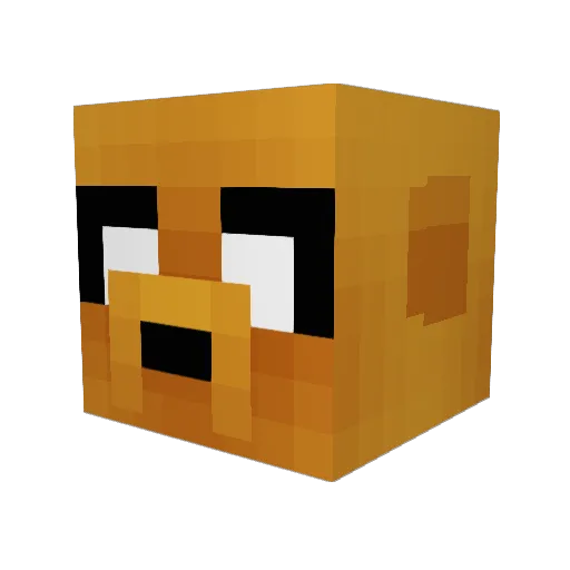 Esteban3101 Minecraft avatar head, 3D render