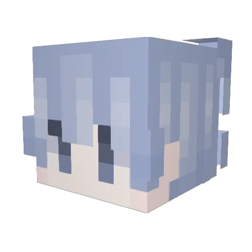 Estebcn Minecraft avatar head, 3D render