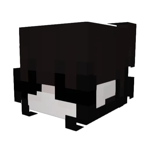 Esteff_ Minecraft avatar head, 3D render