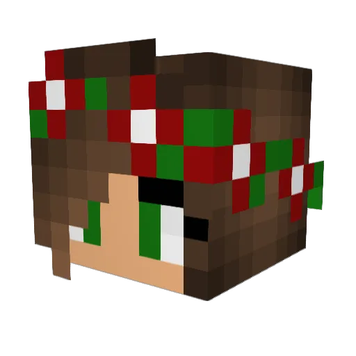 Estelamg_13 Minecraft avatar head, 3D render