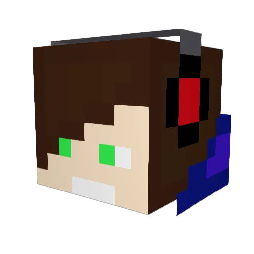 Estella__ Minecraft avatar head, 3D render