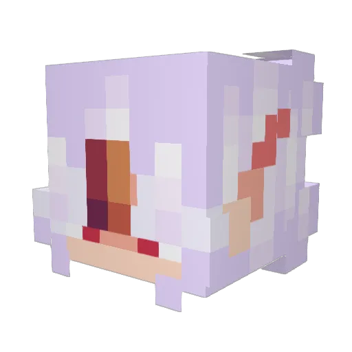 EstelleFell Minecraft avatar head, 3D render