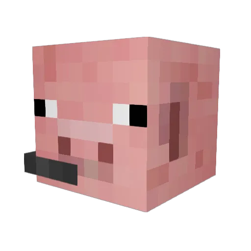 Estezzio Minecraft avatar head, 3D render