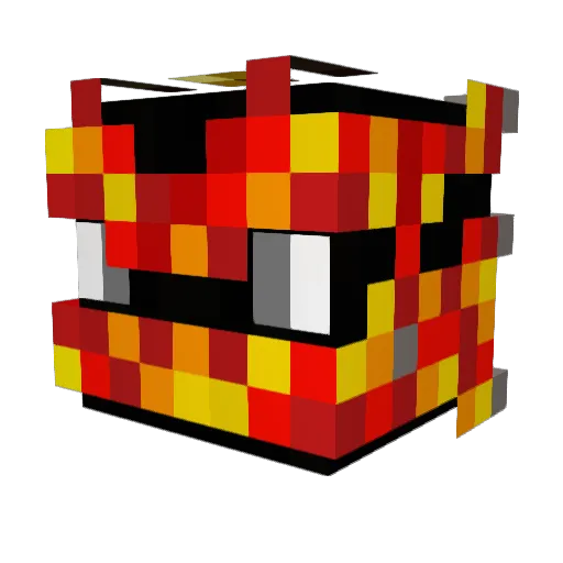 EstherS123 Minecraft avatar head, 3D render