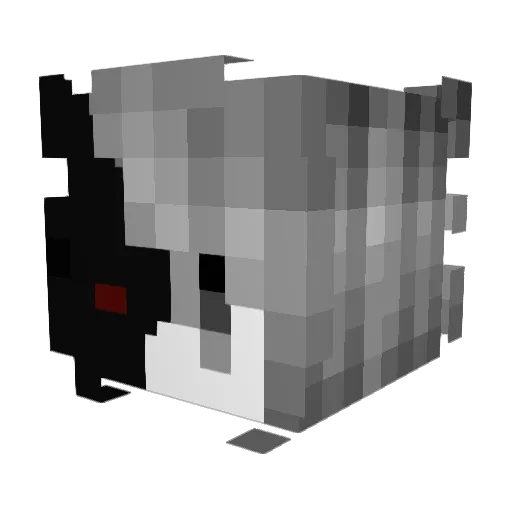 Estherestatremen Minecraft avatar head, 3D render