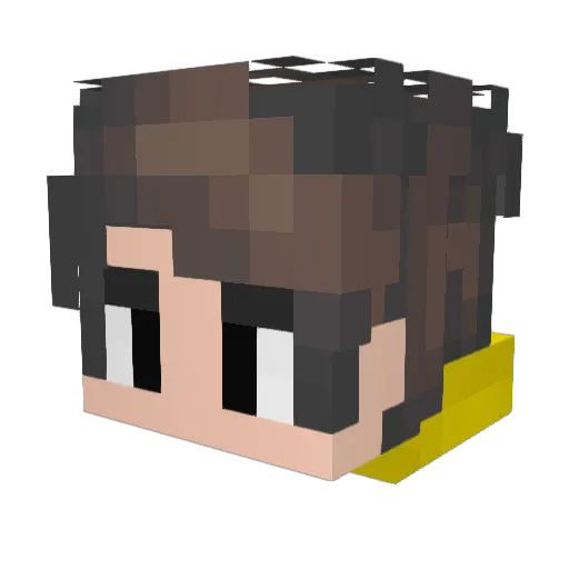 EstiloColombiano Minecraft avatar head, 3D render