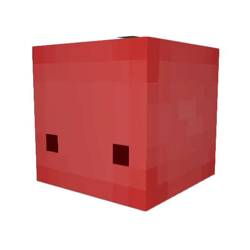 Estivia Minecraft avatar head, 3D render