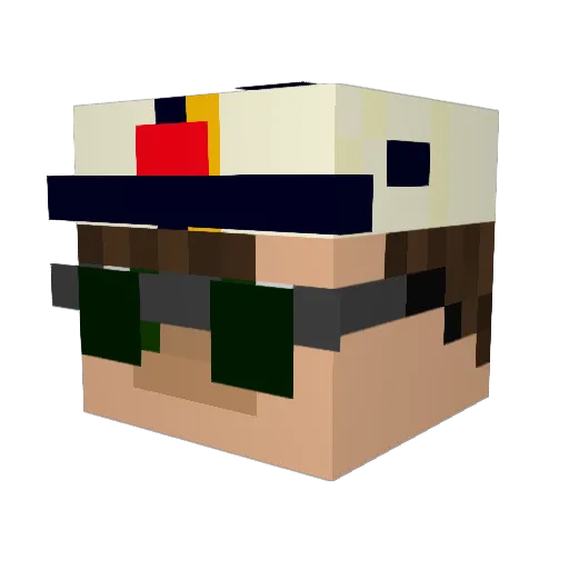 Estrada162872 Minecraft avatar head, 3D render