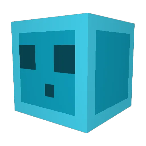 Estrass Minecraft avatar head, 3D render