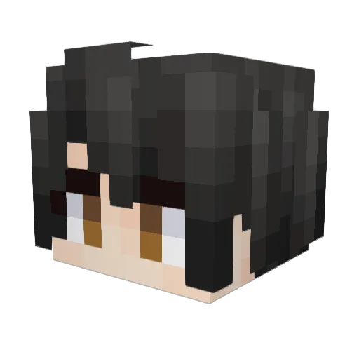 Estrella_L Minecraft avatar head, 3D render