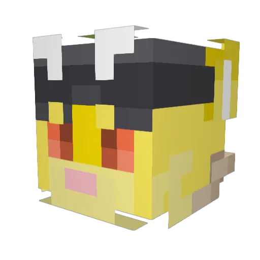 EstrogenDealer Minecraft avatar head, 3D render