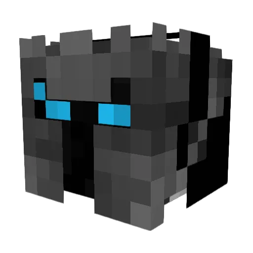 Estrogonof Minecraft avatar head, 3D render