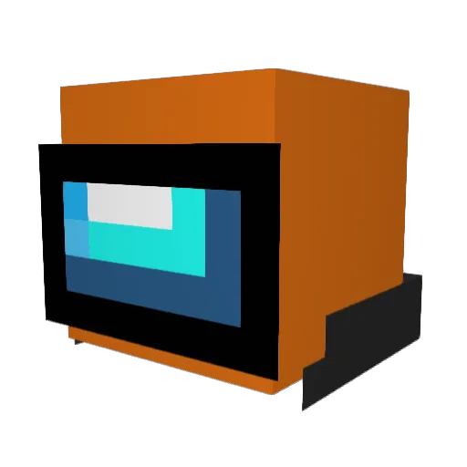 Estues Minecraft avatar head, 3D render