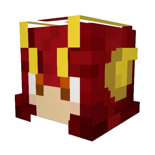 Estxnn Minecraft avatar head, 3D render