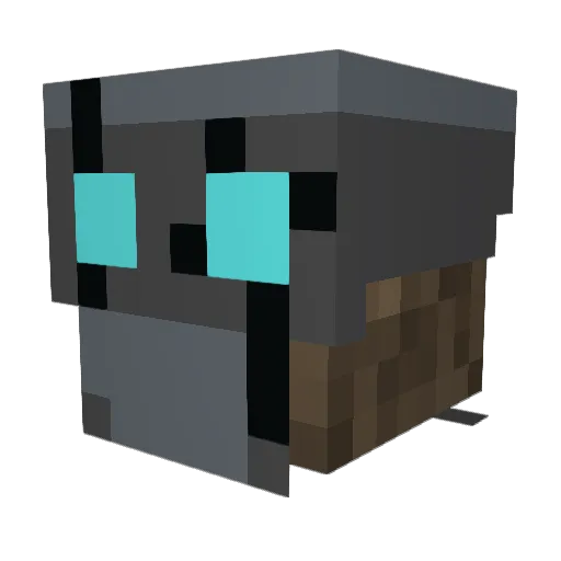 Estyl Minecraft avatar head, 3D render
