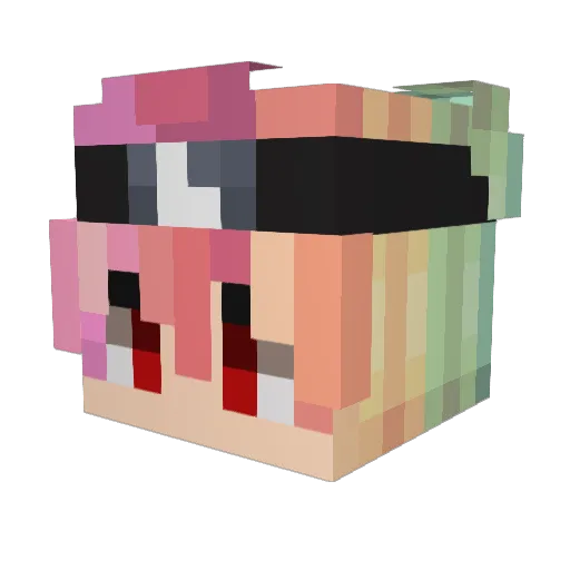 EsuPlayz Minecraft avatar head, 3D render