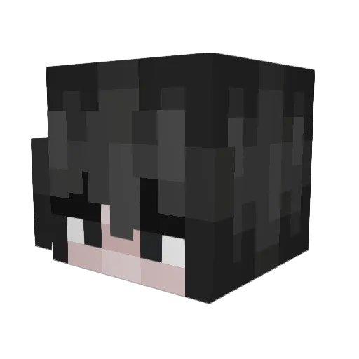 Esxer Minecraft avatar head, 3D render