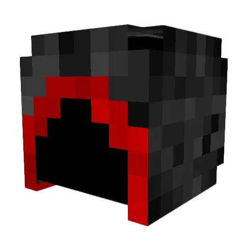 Etardowen Minecraft avatar head, 3D render
