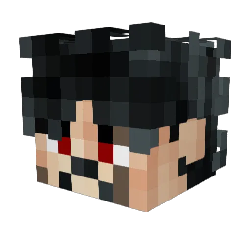 Etcko Minecraft avatar head, 3D render